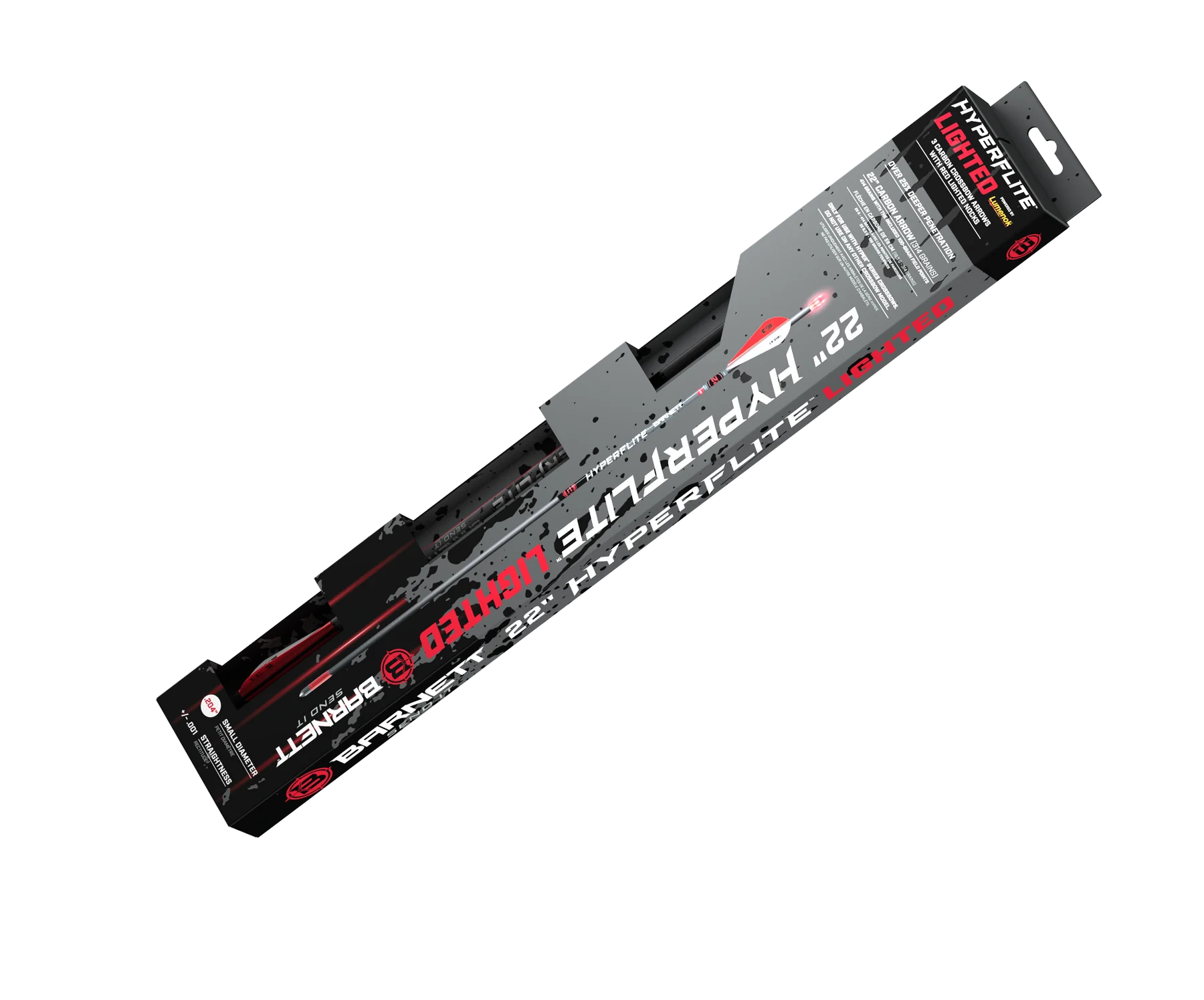 BARNETT HYPERFLITE 22" LIGHTED ARROW- 3 PACK