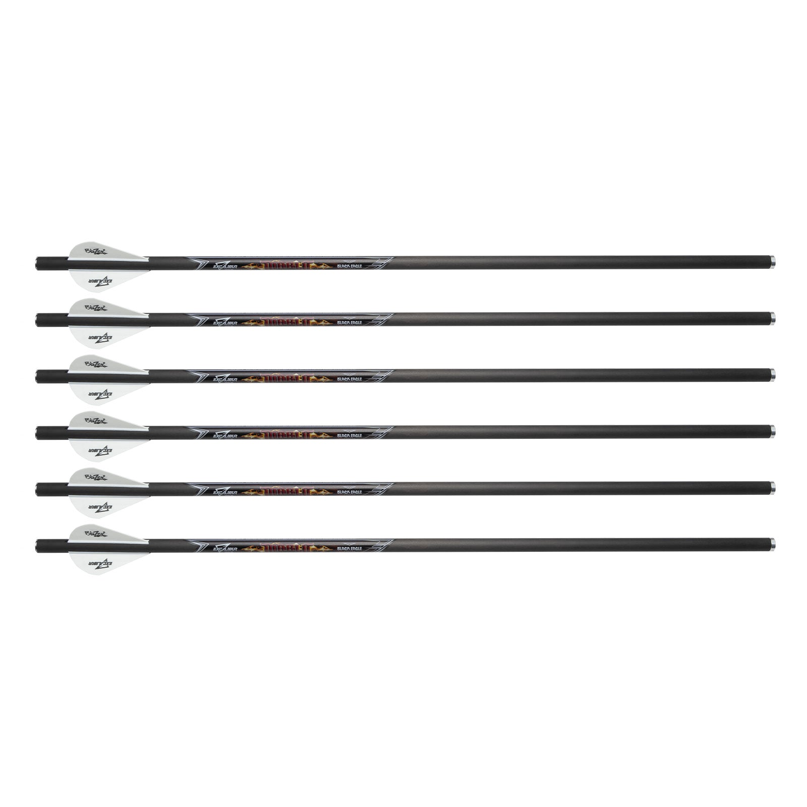 EXCALIBUR DIABLO 18" CARBON ARROWS-6 PACK