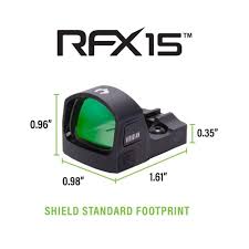 RFX15 Green Dot Reflex Sight - Shield Footprint