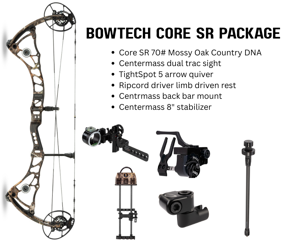 Bowtech Core SR Package 70# Mossy Oak Country DNA