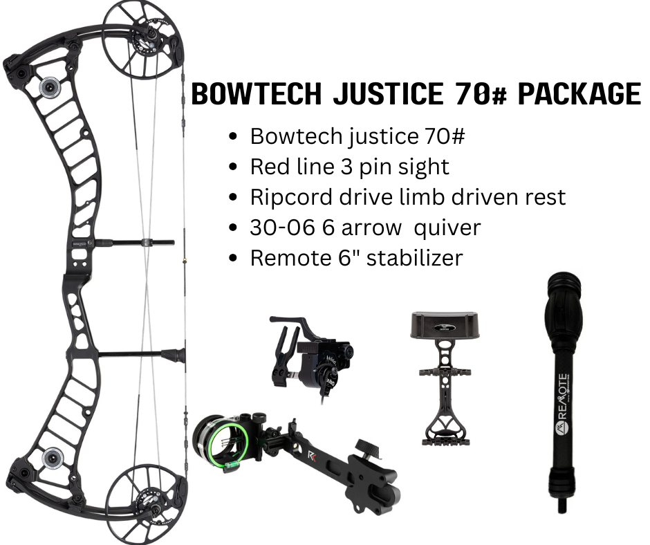 Bowtech Justice 70# Black Package