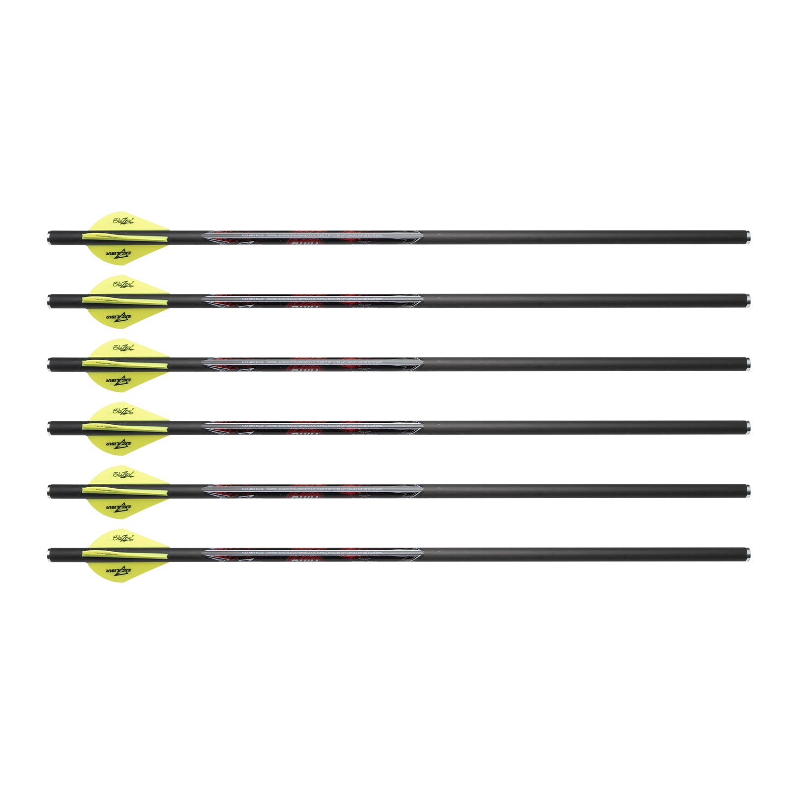 EXCALIBUR QUILL 16.5" CARBON ARROW- 6 PACK