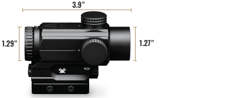 Spitfire™ AR Prism Scope DRT (MOA) Reticle