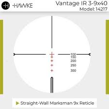 Vantage IR 3-9x40 Straight-Wall Marksman Reticle