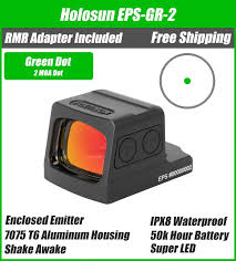 EPS-GR-2 Enclosed 2 MOA Green Dot Shake awake