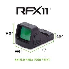 RFX11 Green Dot Reflex Sight - Shield RMSc Footprint
