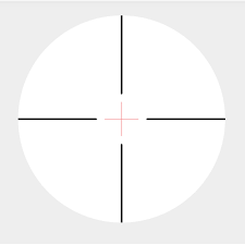 Vantage IR 3-9x40 30/30 Centre Cross IR Reticle